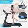 Image of costway Fitness 2.25 HP Folding Electric Motorized Power Treadmill with Blue Backlit LCD Display by Costway 781880217794 73924085 2.25HP Electric Motorized Power Treadmill Blue Backlit LCD Costway