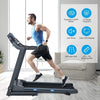 Image of costway Fitness 2.25 HP Folding Electric Motorized Power Treadmill with Blue Backlit LCD Display by Costway 781880217794 73924085 2.25HP Electric Motorized Power Treadmill Blue Backlit LCD Costway