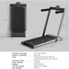 Image of costway Fitness 2-in-1 Folding Treadmill with Dual LED Display by Costway
