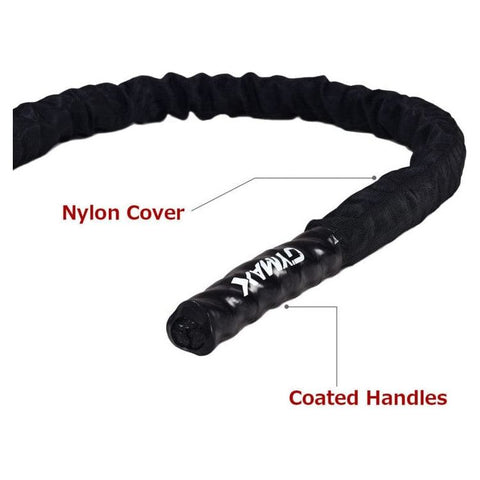 costway Fitness 2 Inch Battle Ropes 30/40/50ft Length Poly Dacron Rope by Costway 781880210504 16452793