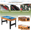 Image of 3-In-1 Combo Game Table Soccer Billiard Slide Hockey by Costway