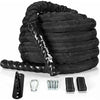 Image of costway Fitness 30/40/50 Feet 1.5 Inch Diameter Battle Rope with Protective Sleeve by Costway