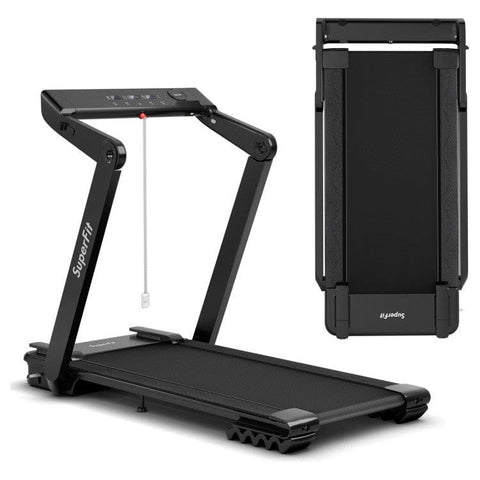 costway Fitness 4.0 HP Foldable Electric Treadmill with LED Touch Screen and APP Connection by Costway Italian Designed Folding Treadmill Heart Rate Belt Button Costway