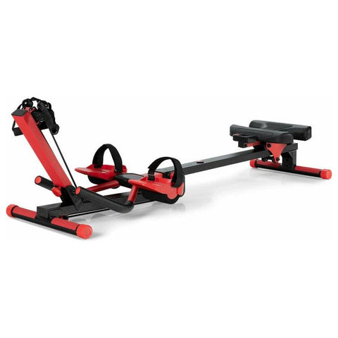 costway Fitness 4-in-1 Folding Rowing Machine with Control Panel for Home Gym by Costway 781880213246 85376029