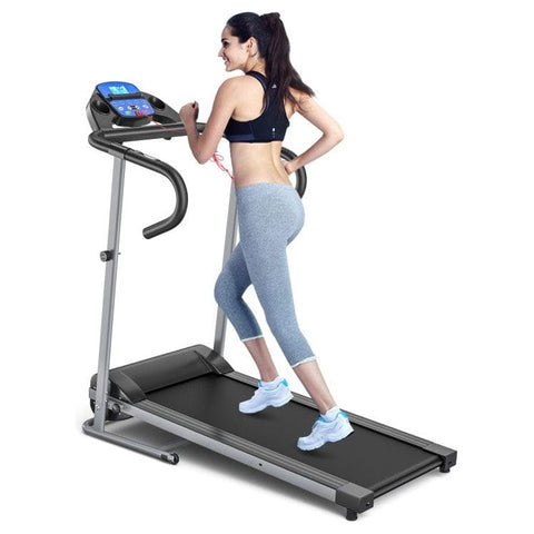 costway Fitness Electric Foldable Treadmill with LCD Display and Heart Rate Sensor by Costway 781880212690 38160249 Electric Foldable Treadmill with LCD Display Heart Rate Sensor Costway