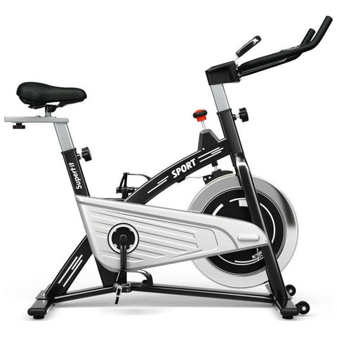 costway Fitness Indoor Exercise Cycling Bike with Heart Rate and Monitor by Costway 781880212454 30541872