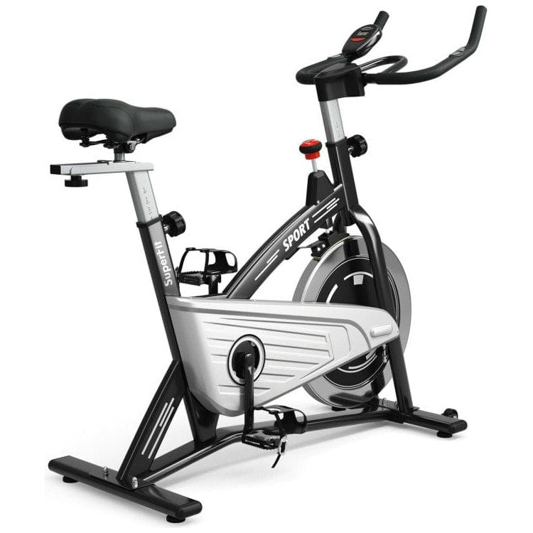 Indoor Exercise Cycling Bike with Heart Rate and Monitor by