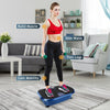 Image of costway Fitness Mini Vibration Fitness Plate Machine with Remote Control and Loop Bands by Costway 781880214243 87921506 Mini Vibration Fitness Plate Machine Remote Control Loop Bands Costway
