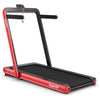 Image of costway Fitness Red 4.75HP 2 In 1 Folding Treadmill with Remote APP Control by Costway 39265810-Red