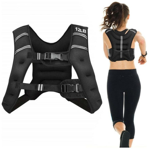 costway Fitness Training Weight Vest Workout Equipment with Adjustable Buckles and Mesh Bag by Costway Bodyweight Fitness Resistance Straps Trainer Adjustable Length Costway