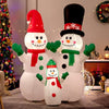 Image of Costway Holiday Ornaments 6 Feet Inflatable Christmas Snowman Decoration with LED and Air Blower by Costway 83596702