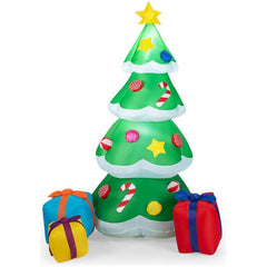 Costway Holiday Ornaments 6'H Inflatable Christmas Tree with 3 Gift Wrapped Boxes by Costway