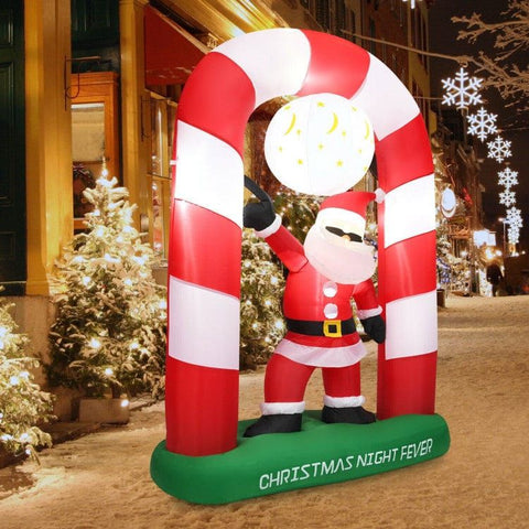 Costway Holiday Ornaments 7.5 Feet Inflatable Christmas Lighted Santa Claus by Costway 781880293781 28510746