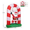 Image of Costway Holiday Ornaments 7.5 Feet Inflatable Christmas Lighted Santa Claus by Costway 781880293781 28510746
