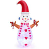 Image of Costway Holiday Ornaments 8 Feet Christmas Snowman Decoration Inflatable Xmas Decor by Costway 781880249832 25948730