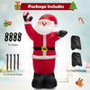 Image of Costway Holiday Ornaments 8 Feet Inflatable Santa Claus Decoration by Costway 75143289
