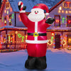 Image of Costway Holiday Ornaments 8 Feet Inflatable Santa Claus Decoration by Costway 75143289