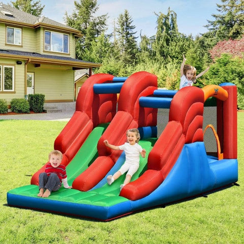 Costway Inflatable Bouncers 3-in-1 Dual Slides Jumping Castle Bouncer by Costway 3-in-1 Dual Slides Jumping Castle Bouncer by Costway SKU#35720814
