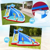 Image of Costway Inflatable Bouncers 4-in-1 Inflatable Water Slide Park with Long Slide and 735W Blower by Costway 781880234180 01642387 4-in-1 Inflatable Water Slide Park Long Slide 735W Blower Costway