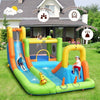Image of Costway Inflatable Bouncers 7 In 1 Jumping Bouncer Castle with 735W Blower for Backyard by Costway Inflatable Water Slide Kids Bounce House Water Pool Blower Costway