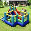 Image of Costway Inflatable Bouncers 8-in-1 Kids Inflatable Bounce House with Slide without Blower by Costway 781880227069 24913075 8-in-1 Kids Inflatable Bounce House w/ Slide without Blower by Costway