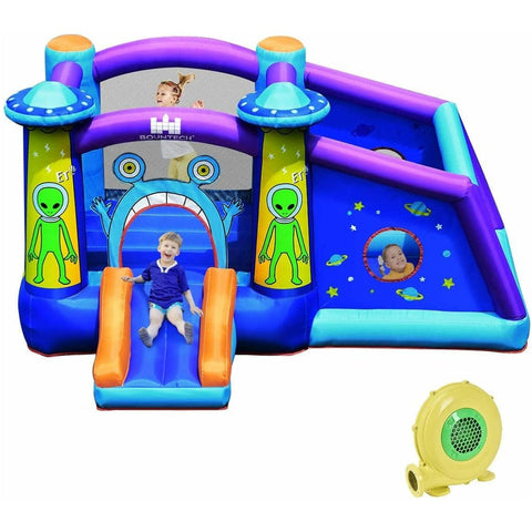 Costway Inflatable Bouncers Inflatable Alien Style Kids Bouncy Castle with 480W Air Blower by Costway 781880250685 61248370 Inflatable Alien Style Kids Bouncy Castle with 480W Air Blower Costway