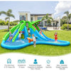 Image of Costway Inflatable Bouncers Inflatable Crocodile Style Water Slide Upgraded Kids Bounce Castle with 780W Blower by Costway 781880256250 03791258 Crocodile Style Water Slide Upgraded Kids Bounce Castle w/ 780W Blower