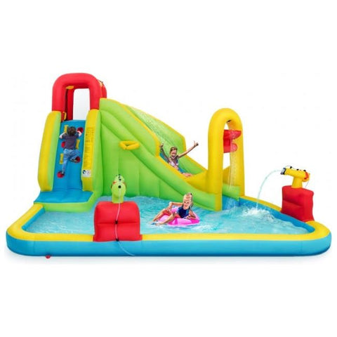 Costway Inflatable Bouncers Inflatable Splash Jump Slide Water Bounce by Costway
