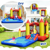 Image of Costway Inflatable Bouncers Inflatable Water Slide Castle Kids Bounce House with 480W Blower by Costway 781880227229 39726015 Inflatable Water Slide Castle Kids Bounce House w/ 480W Blower Costway