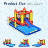 Image of Costway Inflatable Bouncers Inflatable Water Slide with Slide and Jumping Area by Costway 781880256250 61473029 Inflatable Water Slide with Slide and Jumping Area by Costway 61473029