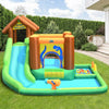 Image of Costway Inflatable Bouncers Inflatable Waterslide Bounce House Climbing Wall Ball Pit with Blower by Costway 781880262640 93157640 Inflatable Waterslide Bounce House Climbing Wall Ball Pit with Blower