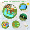 Image of Costway Inflatable Bouncers Inflatable Waterslide Bounce House Climbing Wall Ball Pit with Blower by Costway 781880262640 93157640 Inflatable Waterslide Bounce House Climbing Wall Ball Pit with Blower