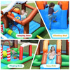 Image of Costway Inflatable Bouncers Outdoor Indoor Inflatable Kids Bounce House with 480W Air Blower by Costway 781880243748 84276901 Outdoor Indoor Inflatable Kids Bounce House  480W Air Blower Costway