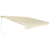 Image of Costway Outdoor 12' x 10' Retractable Patio Awning Aluminum Sunshade Shelter-Beige by Costway 52376194 12' x 10' Retractable  Awning Aluminum Sunshade Shelter-Beige  Costway
