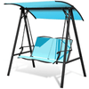 Image of Costway Outdoor 2 Person Patio Swing with Weather Resistant Glider and Adjustable Canopy by Costway 89547213 2Person Patio Swing Weather Resistant Glider Adjustable Canopy Costway