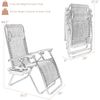 Image of Costway Outdoor Furniture 2 Pcs Folding Lounge Chair with Zero Gravity by Costway 2 Pcs Folding Lounge Chair with Zero Gravity by Costway SKU# 87142509