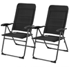 Image of Costway Outdoor Furniture 2 Pcs Outdoor Folding Patio Chairs with Adjustable Backrest for Bistro and Backyard by Costway 95623071 2 Pcs Outdoor Folding Patio Chairs with Adjustable Backrest by Costway