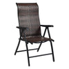 Image of Costway Outdoor Furniture 2 Piece Patio Rattan Folding Reclining Chair by Costway 7461758994448 43580167 2 Piece Patio Rattan Folding Reclining Chair by Costway 43580167