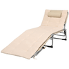 Image of Costway Outdoor Furniture 4-Fold Oversize Padded Folding Lounge Chair with Removable Soft Mattress by Costway 781880212768 96325708 4-Fold Oversize Padded Folding Lounge Chair Removable Mattress Costway