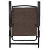 Image of 4 Pcs Folding Sling Chairs with Steel Armrest and Adjustable Back by Costway