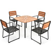 Image of Costway Outdoor Furniture 5 PCS Outdoor Patio Dining Table Set Aluminum Frame by Costway 7461759955974 49803725