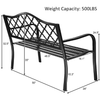Image of Costway Outdoor Furniture 50" Patio Garden Bench Loveseats by Costway 05164293
