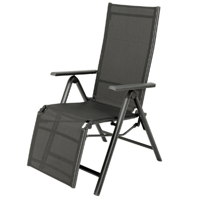 Costway Outdoor Furniture Aluminum Frame Outdoor Foldable Reclining Chair by Costway 30529614