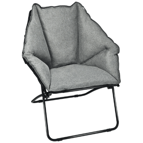 Costway Outdoor Furniture Folding Saucer Padded Chair Soft Wide Seat By Costway 781880211839 39106845 Folding Saucer Padded Chair Soft Wide Seat By Costway SKU# 39106845