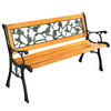 Image of Costway Outdoor Furniture GOPLUS 49 1/2" Patio Park Garden Porch Chair Bench by Costway 63927510