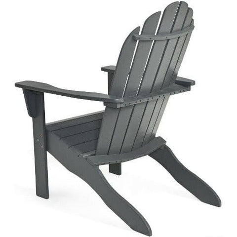 Costway Outdoor Furniture Outdoor Solid Wood Durable Patio Adirondack Chair By Costway Outdoor Solid Wood Durable Patio Adirondack Chair By Costway 08521679