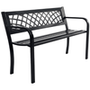 Image of Costway Outdoor Furniture Patio Park Garden Bench Outdoor Deck Steel Frame by Costway 89764021