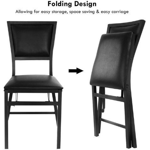 Costway Outdoor Furniture Set of 2 Metal Folding Chair Dining Chairs by Costway 46802915 Set of 2 Metal Folding Chair Dining Chairs by Costway SKU# 46802915