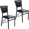 Image of Costway Outdoor Furniture Set of 2 Metal Folding Chair Dining Chairs by Costway 46802915 Set of 2 Metal Folding Chair Dining Chairs by Costway SKU# 46802915