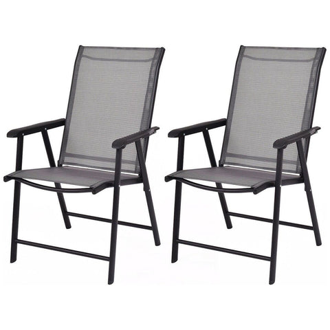 Costway Outdoor Furniture Set of 2 Outdoor Patio Folding Chairs by Costway 7461758294654 12640895 Set of 2 Outdoor Patio Folding Chairs by Costway SKU# 12640895